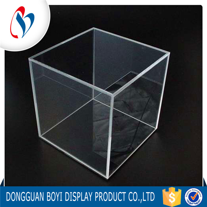 5 side acrylic clear storage box